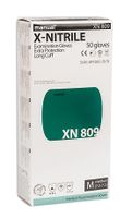 Перчатки XN 809 Manual смотровые нитриловые нестерильные неопудренные р.M 50 шт., миниатюра фото №2