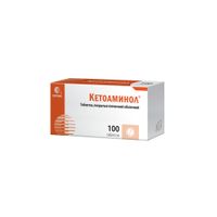 Кетоаминол таблетки п/о плен. 100шт миниатюра фото №2