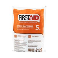 Марля медицинская нестерильная First Aid/Ферстэйд 5х90см