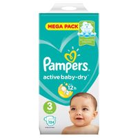 Pampers (Памперс) New Baby Dry Подгузники детские одноразовые 6-10кг 124 шт. миниатюра фото №2
