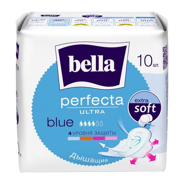 Купить Прокладки Bella (Белла) Perfecta Ultra Blue 10 шт., Белла ООО, Россия
