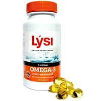 Рыбий жир Омега-3 и Витамин Д из диких морских рыб Lysi/Лиси капсулы 120шт, миниатюра фото №5