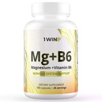 Магний+Витамин В6 1Win капсулы 640мг 180шт