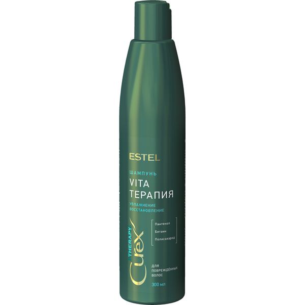 Шампунь для повреждённых волос Vita-терапия Curex Therapy Estel/Эстель 300мл цена и фото