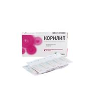Корилип суппозитории ректальные 25мг+2мг+12мг 10шт, миниатюра