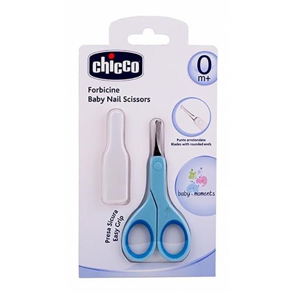 Ножницы Chicco (Чикко) с закругленными концами голубые