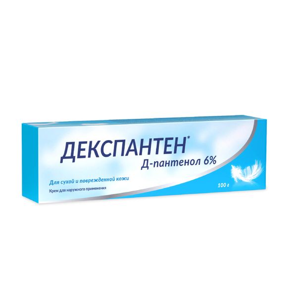 Крем косметический с Д-пантенолом 6 Декспантен туба 100г 749₽
