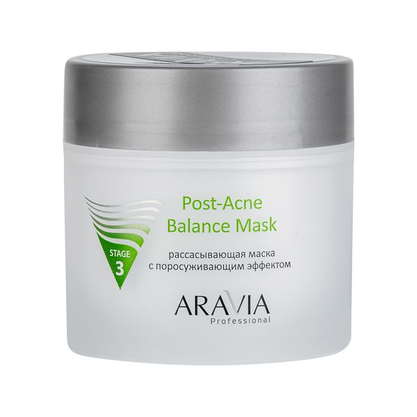 Маска для лица поросуж. эфф. рассасывающая жирной и пробл. кожи Post-Acne Aravia Professional/Аравия 300мл