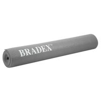 Коврик для йоги и фитнеса серый Bradex/Брадекс 173х61х0,3см миниатюра фото №3