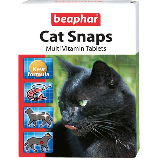 Витамины для кошек Cat snaps Beaphar/Беафар таблетки 75шт устранитель запаха для кошек odour killer beaphar беафар 400г