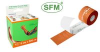Лента (тейп) кинезиологическая SFM-Plaster на хлопковой основе в рулоне 5х500см цвет оранжевый