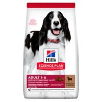 Корм сухой для взрослых собак средних пород для иммунитета ягненок и рис Hill's Science Plan 2,5кг