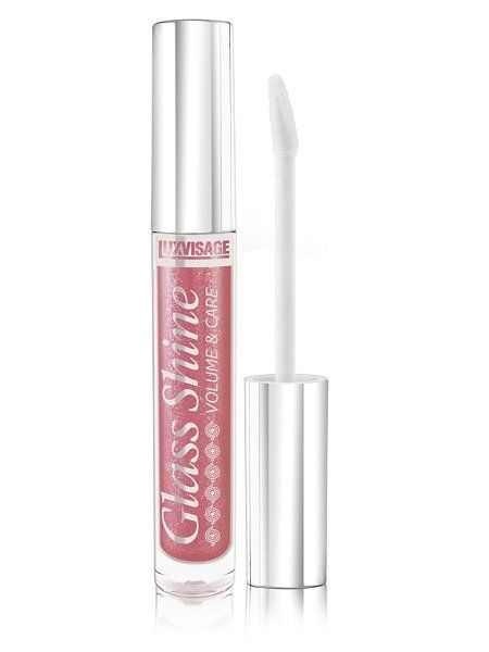 Блеск д/губ розово-клубничный Glass Shine Luxvisage тон 18 3мл luxvisage блеск плампер для губ luxvisage lip volumizer hot vanilla