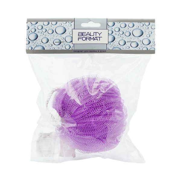 Мочалка синтетическая шар фонарик Beauty format beauty format мочалка японская серия полотенце синтетическое