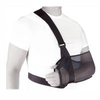 Бандаж - косынка для плеча и предплечья с фиксацией Экотен SB-03, черный, р.M