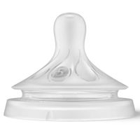Соска силиконовая с быстрым потоком с 6 мес. Natural Response Philips Avent 2шт (SCY965/02) миниатюра фото №3