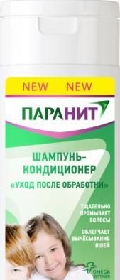 Шампунь-кондиционер Уход после обработки Паранит 100мл