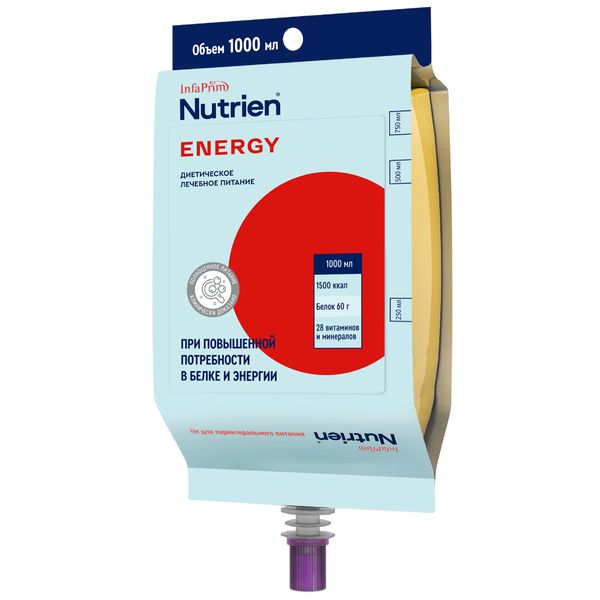 Диетическое лечебное питание вкус нейтральный Energy Nutrien/Нутриэн пак. 1л Инфаприм ЗАО