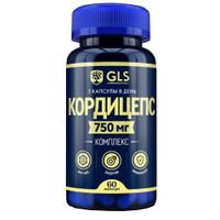 Кордицепс комплекс GLS капсулы 400мг 60шт, миниатюра фото №19