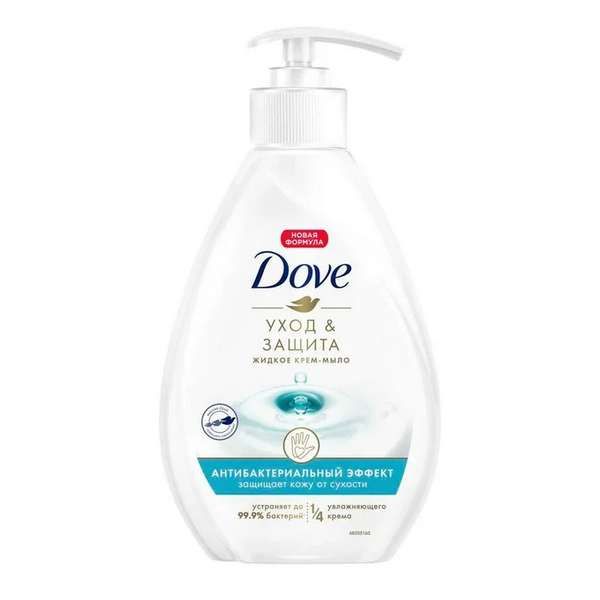 Крем-мыло жидкое Антибактериальный эффект без парабенов Dove/Дав 250мл
