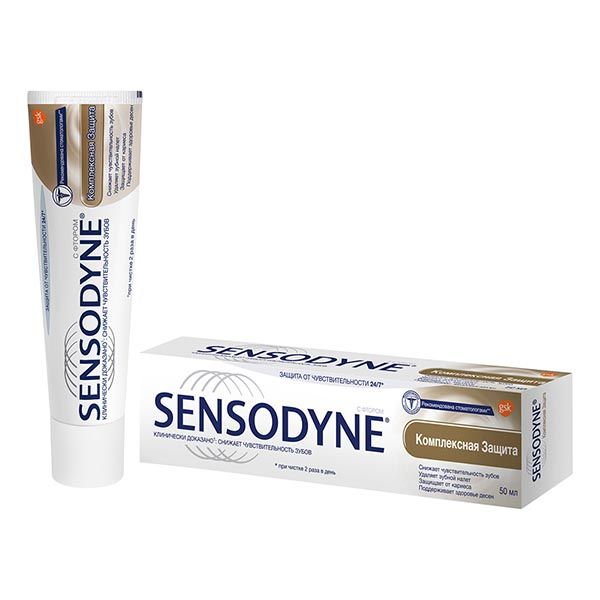 Паста зубная комплексная защита Sensodyne/Сенсодин 50мл фото №11