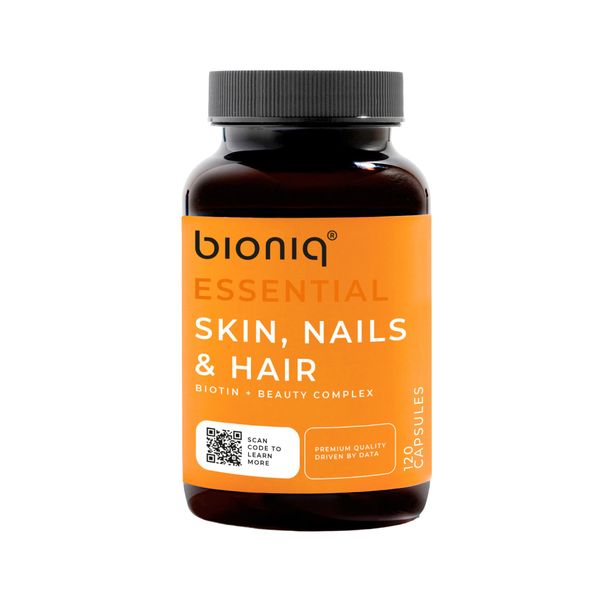 Витаминный комплекс для поддержки естественной красоты Skin, nails & hair Bioniq Essential капсулы 120шт вплаб дейли 1 витаминный комплекс каплеты 100
