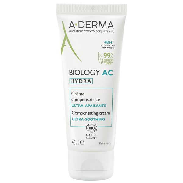 Крем восстанавливающий баланс ослабленной кожи AC Hydra Biology A-derma/А-дерма туба 40мл крем восстанавливающий a derma biology ac hydra 40 мл
