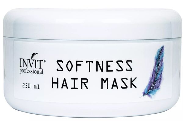 Маска для чувствительной кожи головы и волос успокаивающая Softness Invit/Инвит 250мл