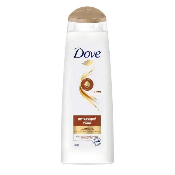 Шампунь для сухих, непослушных волос питающий уход Hair Therapy Dove/Дав 250мл