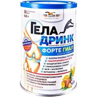 Геладринк Форте Гиал вкус ананаса порошок банка 420г, миниатюра фото №4