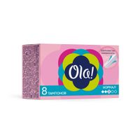 Тампоны шелковистая поверхность Normal Ola! 8шт миниатюра фото №3