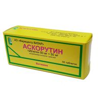 Аскорутин таблетки 50мг+50мг 50шт, миниатюра фото №2