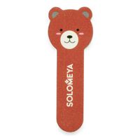 Пилка для натуральных и искусственных ногтей 180/220 Медвежонок  Solomeya