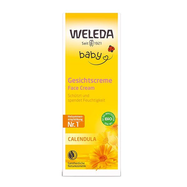 Крем для лица детский Календула Weleda/Веледа туба 50мл (9661) weleda деликатный крем для душа 200 мл