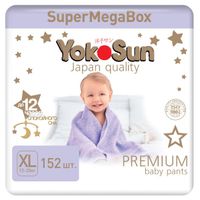 Подгузники-трусики Premium MegaBox YokoSun 12-20кг 152шт р.XL