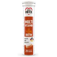 Мультивитамины+Биотин вкус персика и маракуйи Mein Herz/Майн Херц таблетки шипучие 4г 20шт, миниатюра