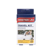 Лейкопластырь бактерицидный на полимерной основе Travel Kit Master Uni/Мастер Юни 20шт