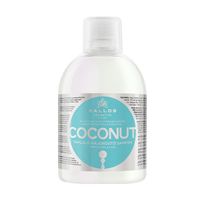 Шампунь для укрепления волос кокосовое питание с натуральным кокосовым маслом kallos kjmn 1000мл