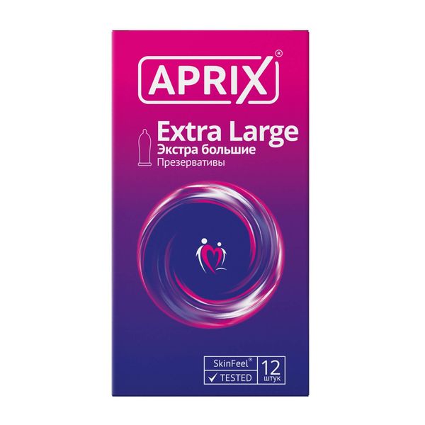 Презервативы экстра большие Extra large Aprix/Априкс 12шт презервативы экстра большие extra large aprix априкс 3шт