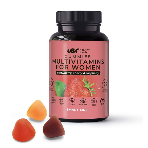 Мультивитамины комплекс для женщин вкус фруктов и ягод ABC Healthy Food пастилки жевательные 4г 50шт фото №2