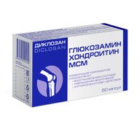 Диклозан Глюкозамин Хондроитин МСМ капсулы 0,46г 60шт