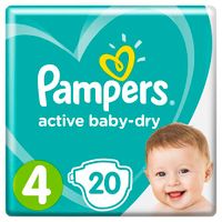 Подгузники Pampers (Памперс) Active Baby-Dry р.4 Maxi 7-14 кг 20 шт. миниатюра фото №9