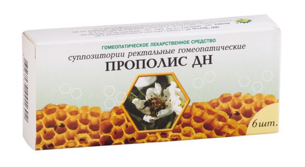 Прополис ДН суппозитории ректальные гомеопатические 6шт evas fraijour крем для лица прополис yuzu honey enriched cream 50