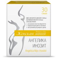 Ангелика Инозит женская линия порошок саше-пакет 2г 30шт, миниатюра