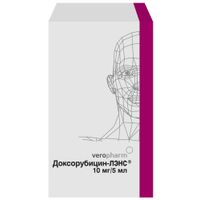 Доксорубицин-Лэнс концентрат для приг. раствора для в/а, в/в и в/пуз введ. 2мг/мл 5мл