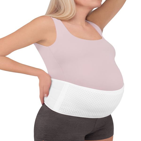Бандаж для беременных дородовой Интерлин MamaLine MS B-1218,белый, р.S-M фото №3