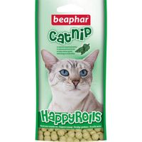 Лакомство для кошек  с кошачьей мятой Happy Rolls Catnip Beaphar/Беафар 80шт