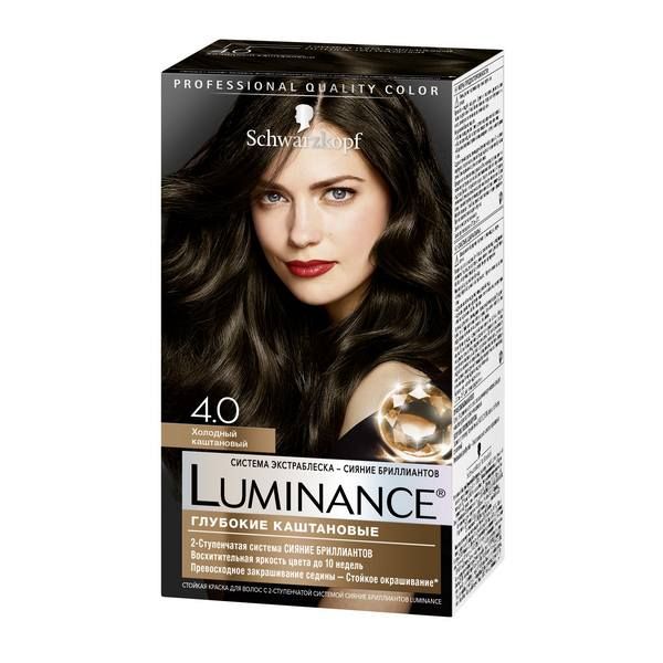 Краска для волос 4.0 холодный каштановый Luminance/Люминенс 165мл фото №2