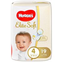 Подгузники Huggies/Хаггис Elite Soft 4 (8-14кг) 19 шт.