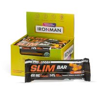 Батончик с L-карнитином орех в темной глазури Slim Bar Ironman 50г 12шт миниатюра фото №2